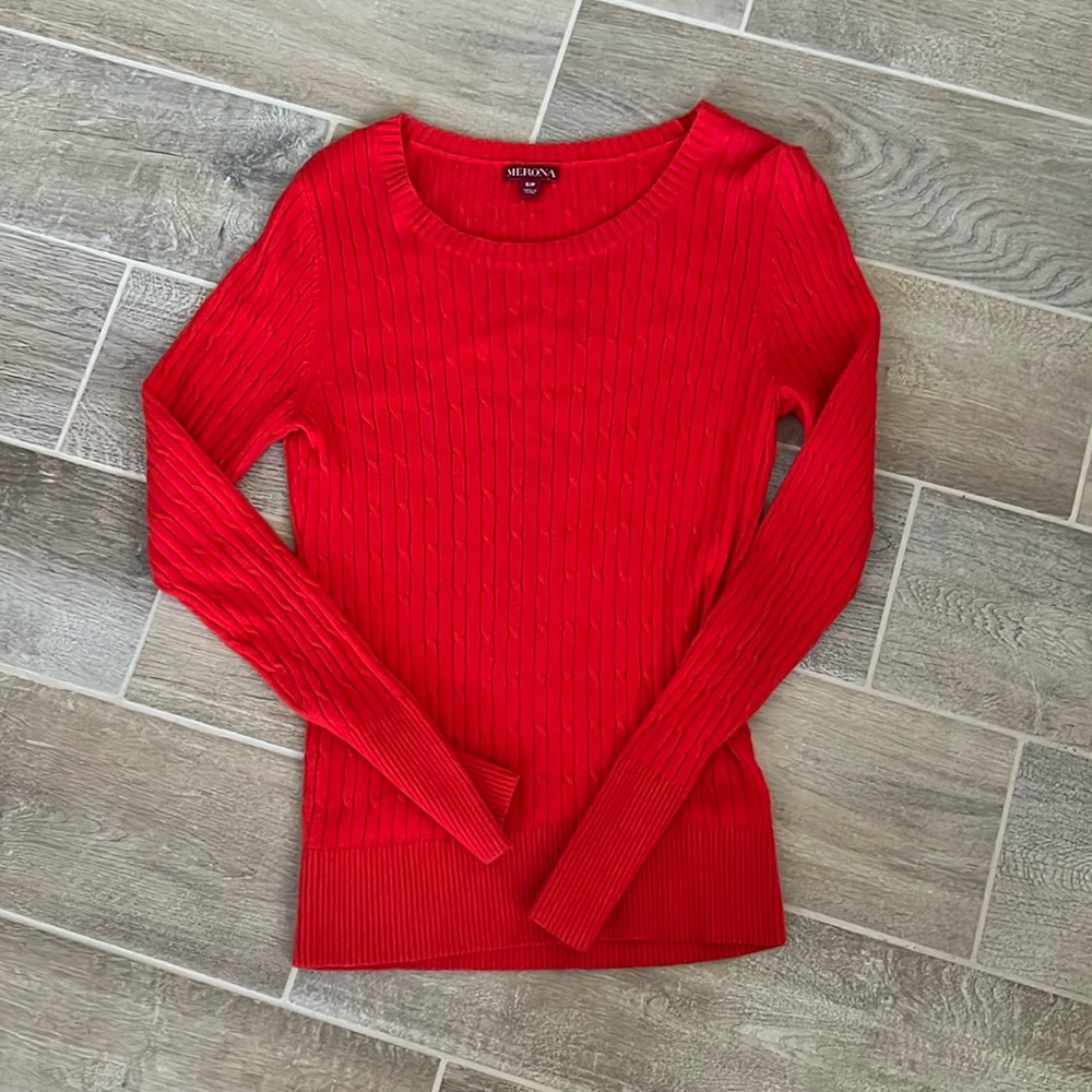 Beautiful red sweater